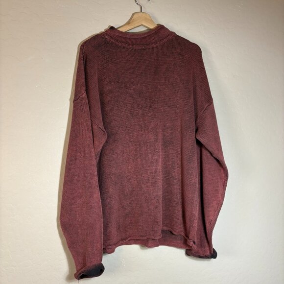 Kiyo NWT Vintage Rolled Neck and Hem Sweater Size XL - Picture 1 of 12
